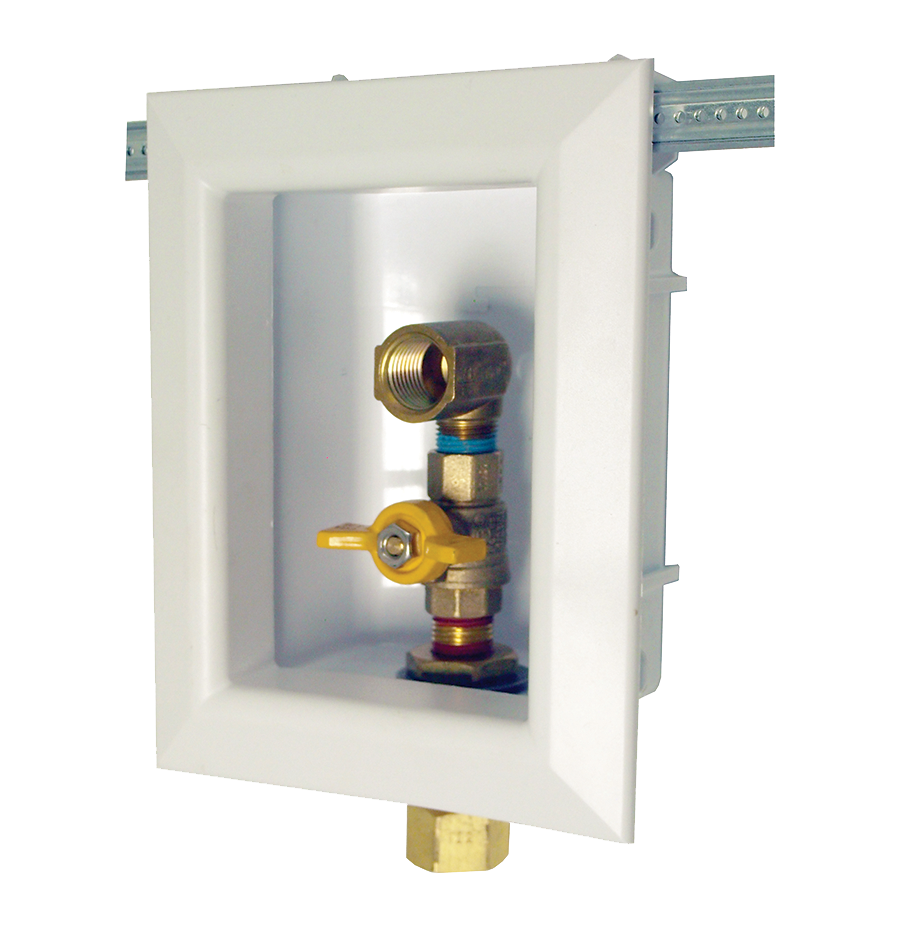 1/2" GAS-FLO® CSST Recessed Interior Natural Gas/Propane Outlet Box  NGO-INT-D