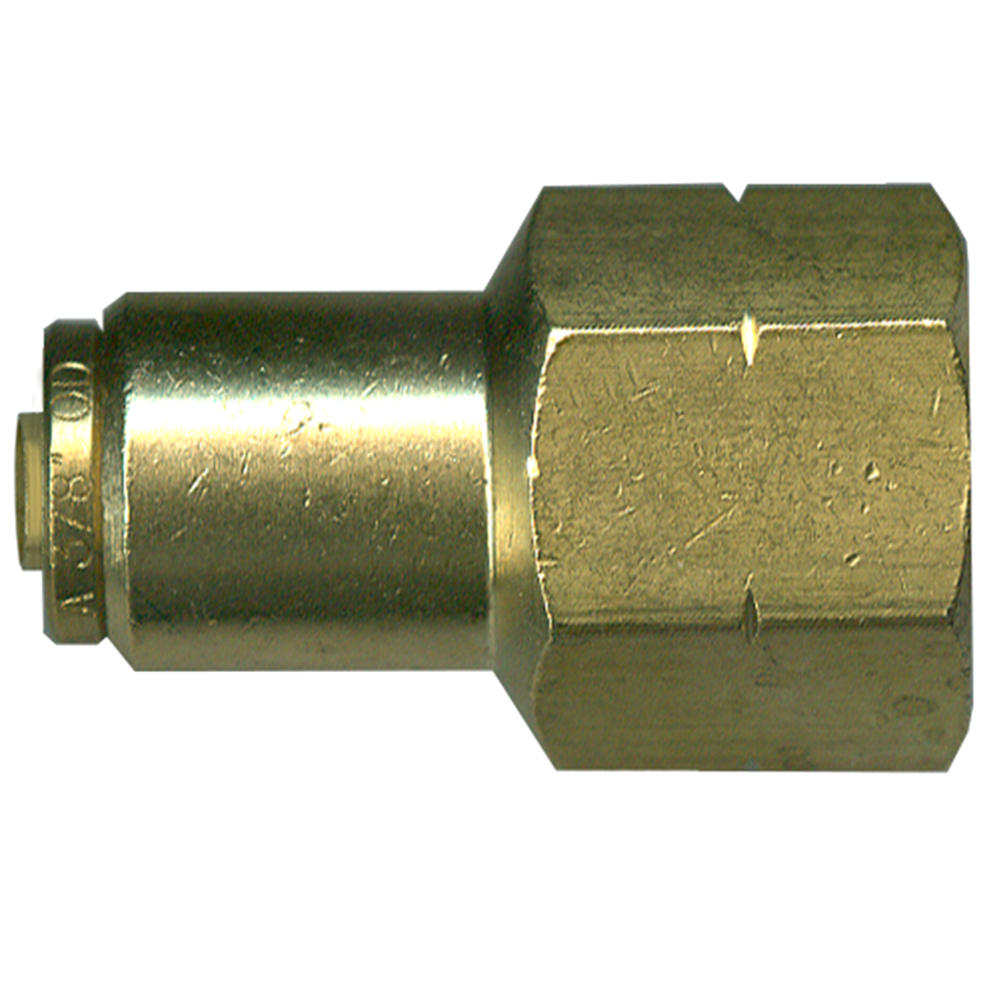 1/2 x 1/2" Brass DOT Push-To-Connect - Female NPT Connector  PC1466-8D