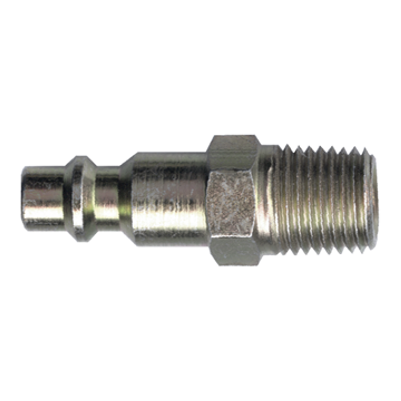 1/4 x 3/8" Steel Industrial Pneumatic Q/D Nipple - Male NPT  QD-INDN4-6M