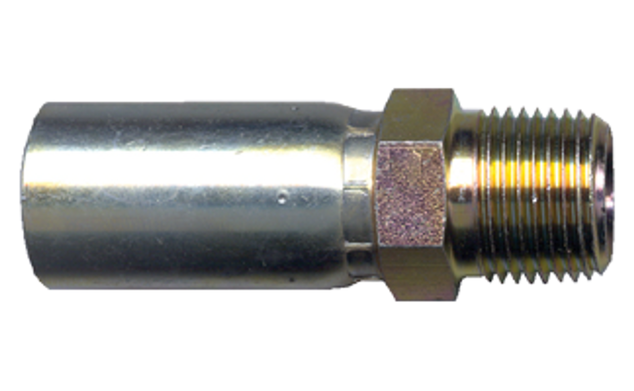 1/4 x 1/2"  Weatherhead® U-Series Hose Crimp - Male NPT  SC625-4D