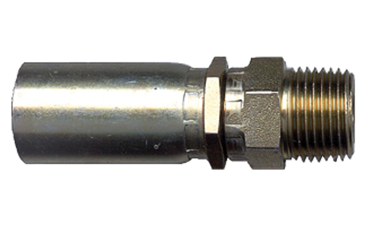 1/4 x 1/4" Weatherhead® U-Series Hose Crimp - Male NPT Swivel  SC625SW-4B