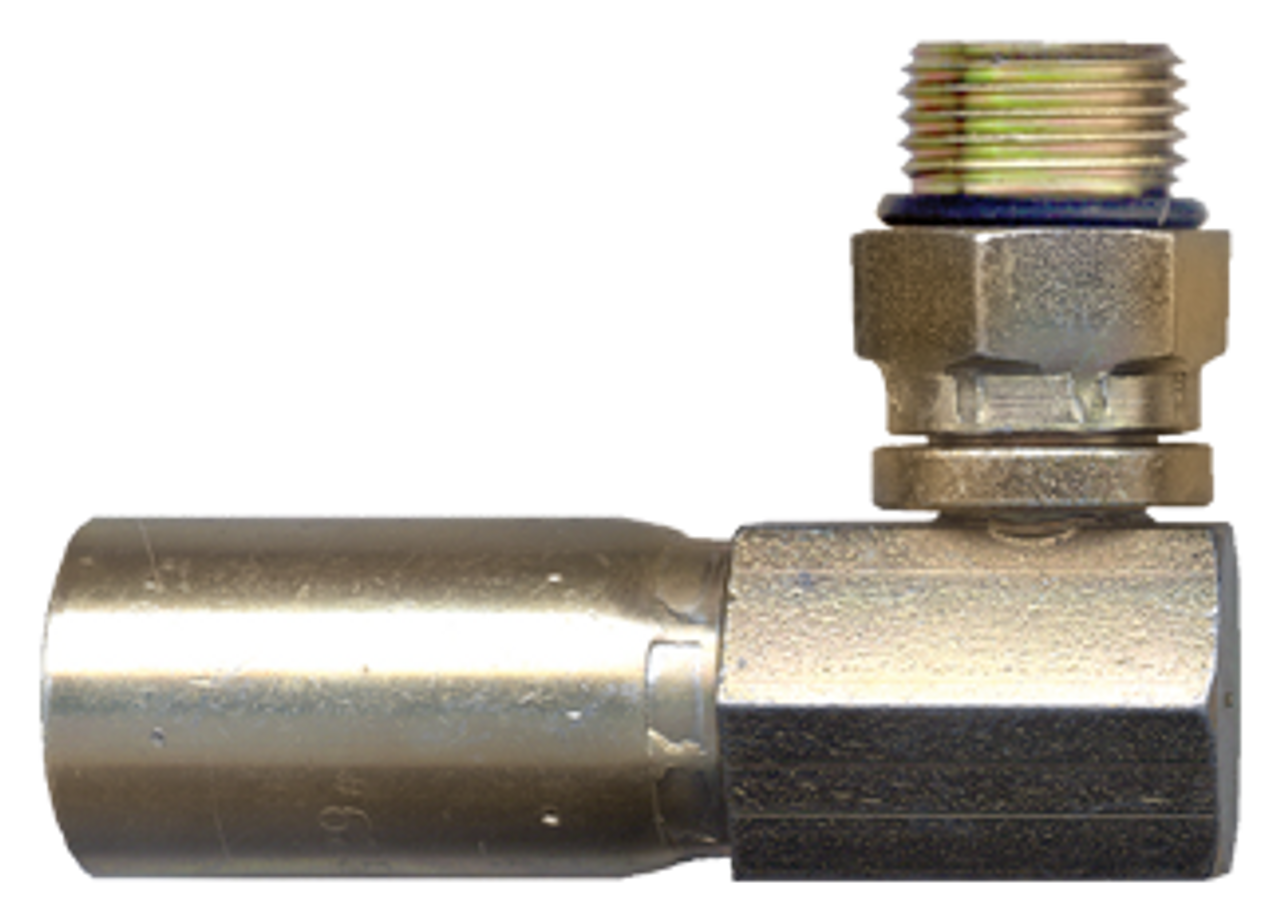 3/8 x 7/8"-18 Weatherhead® U-Series Hose Crimp - Male 45° SAE Inverted Flare Straight  SC636-610