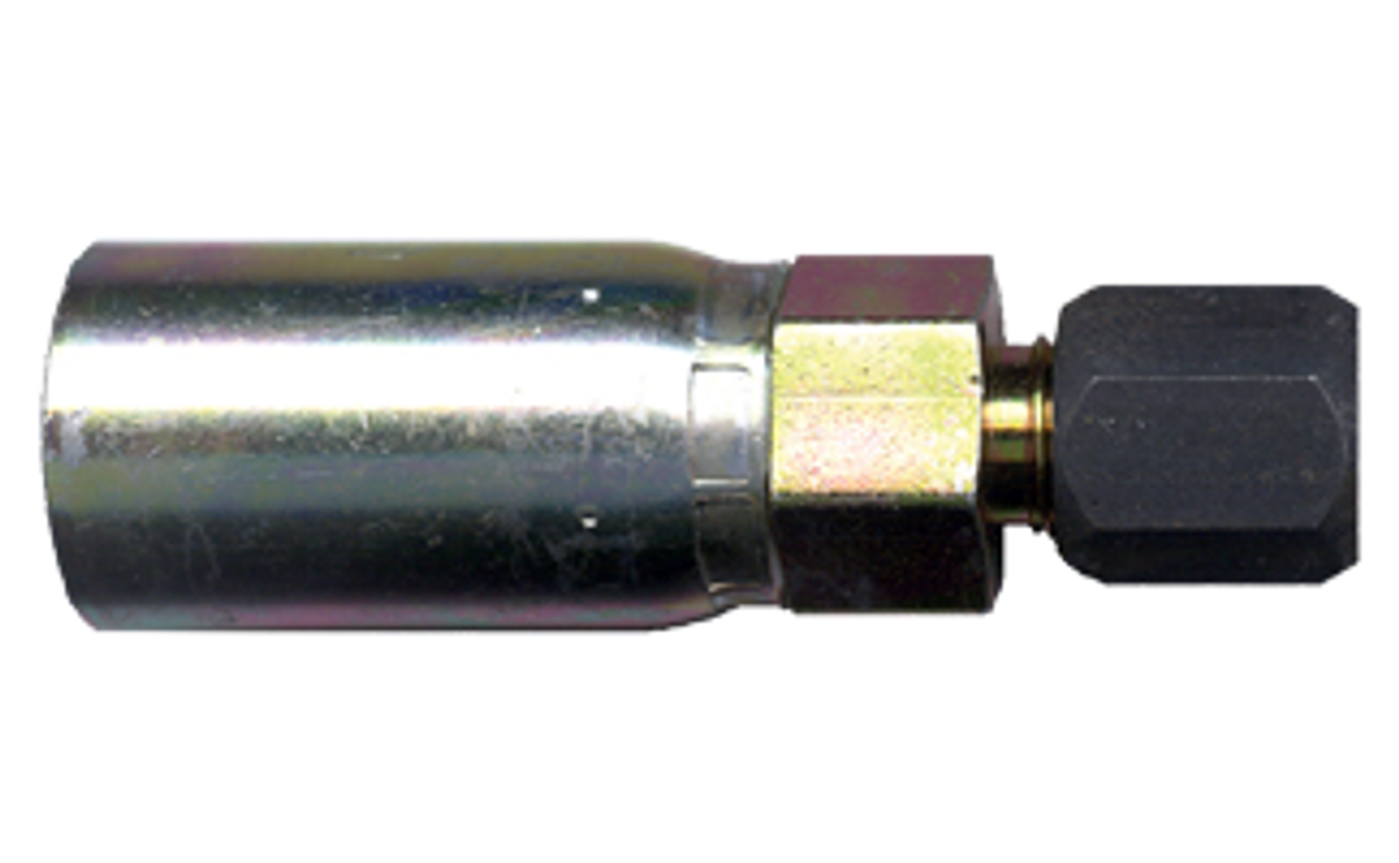 1/4 x 1/4" Weatherhead® U-Series Hose Crimp - Metal Tube Compression  SC667-44