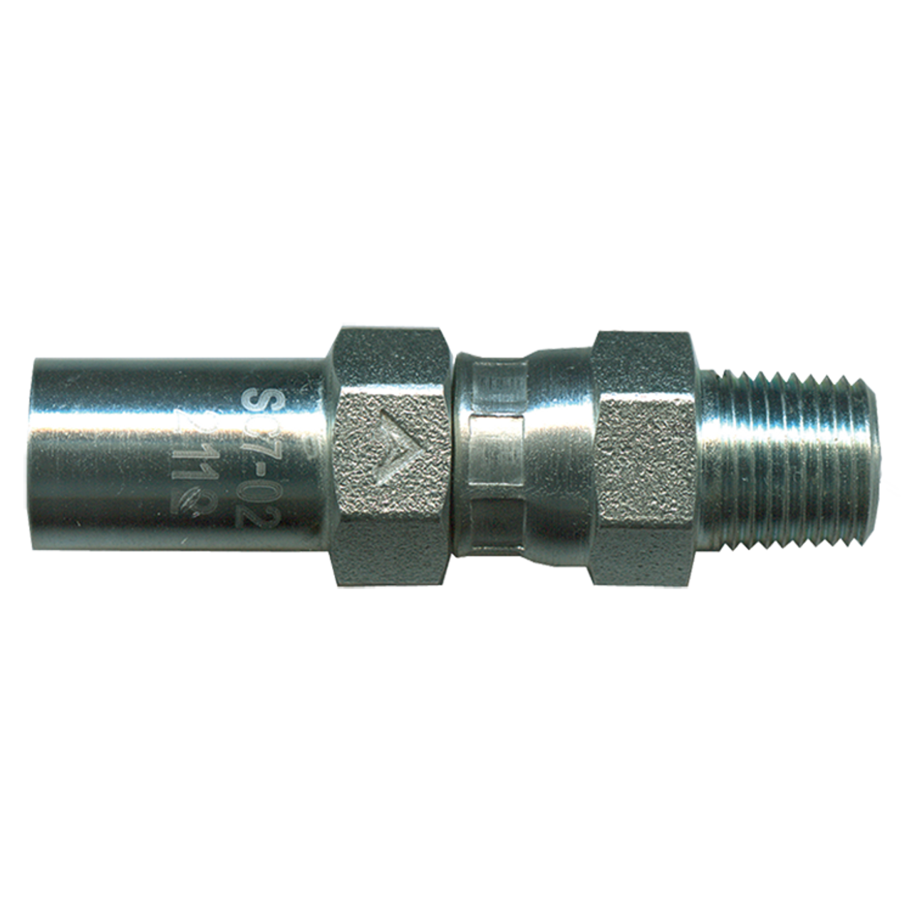 1/8 x 1/8" 100R7 Hose Crimp - Male NPT Swivel  SC725SW-2A