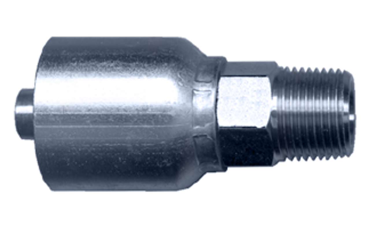 1/4 x 1/2" Koman/Parker® 43 Series Hose Crimp - Male NPT  SC925-4D