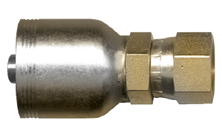 3/16 x 1/8" Koman/Parker® 71 Series Hose Crimp - Female 37° JIC Swivel  SCT938MS-3232