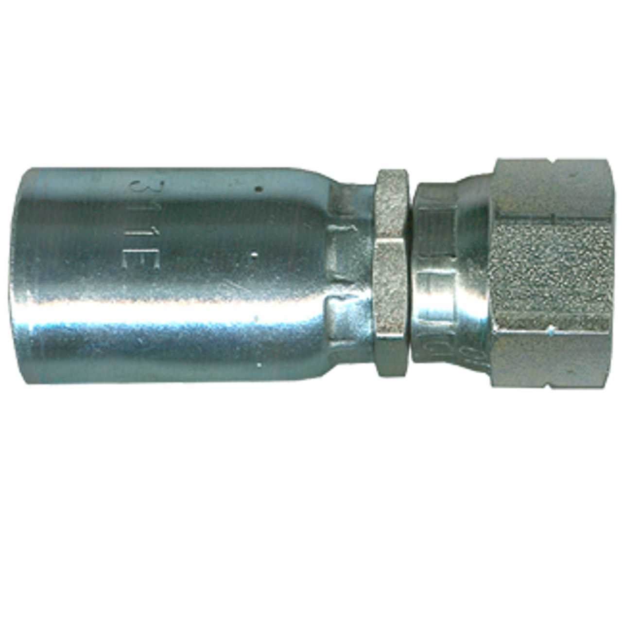 3/8 x 3/8" Weatherhead® 100R5 Series Hose Crimp - Female 45° SAE Swivel   SCW528-66