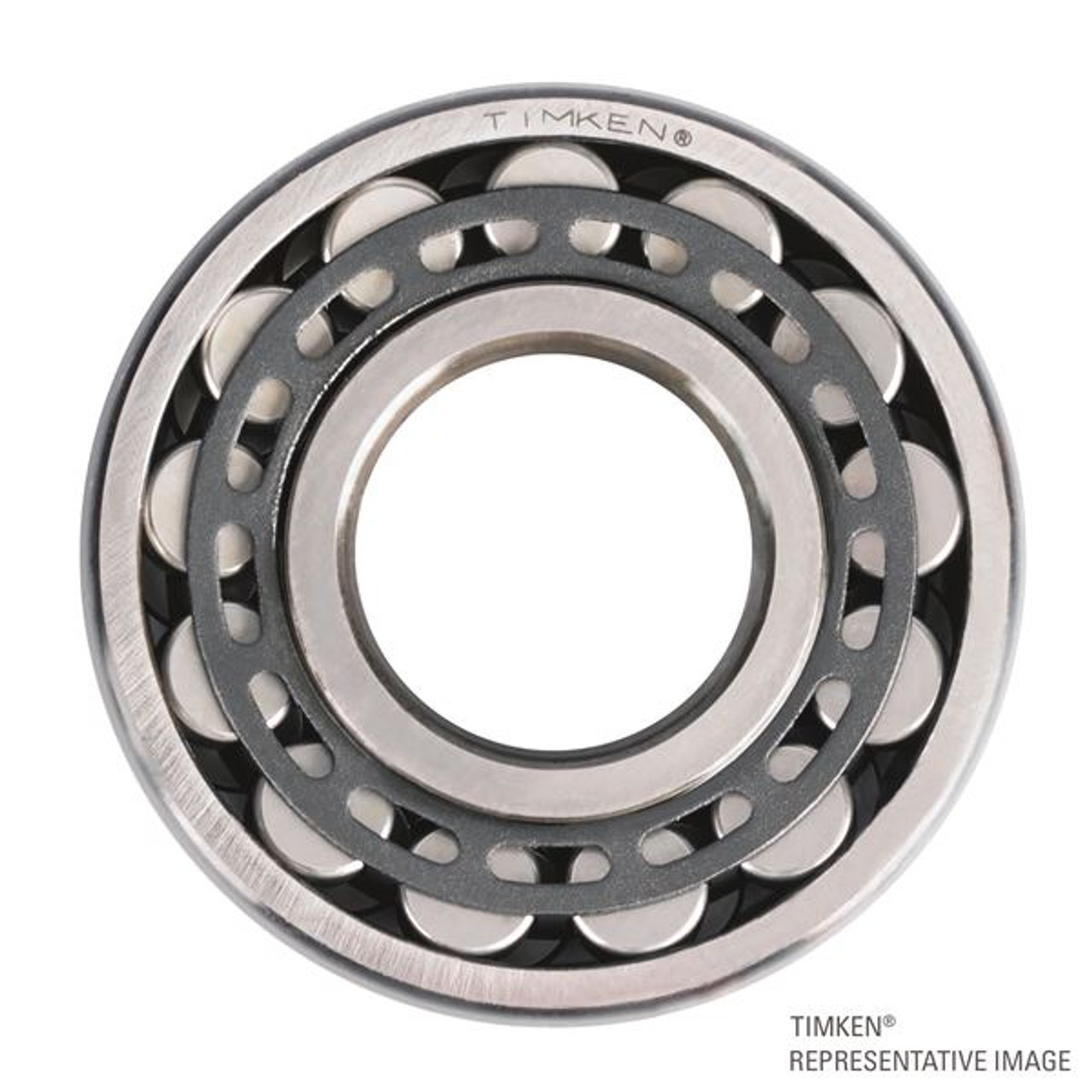 90 x 190 x 43mm Steel Cage Straight Bore Spherical Roller Bearing