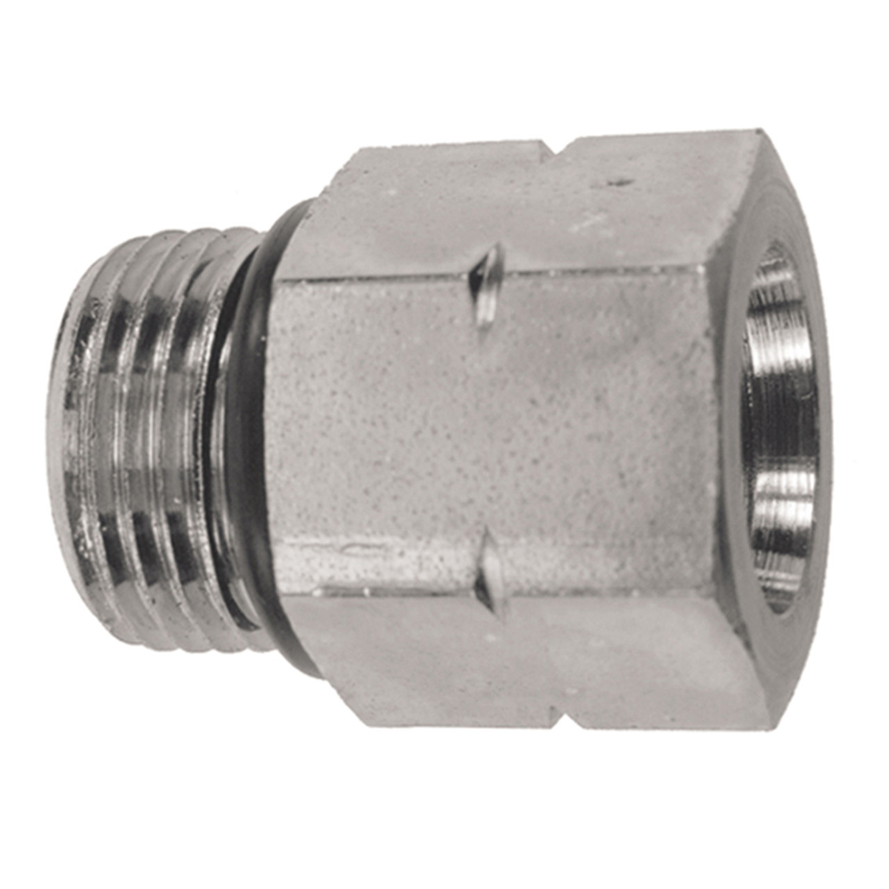 7/8-14 x 3/4-16 Steel Male ORB - Female ORB Connector 0111-10-08 -  Prairie Bearing u0026 Bolt