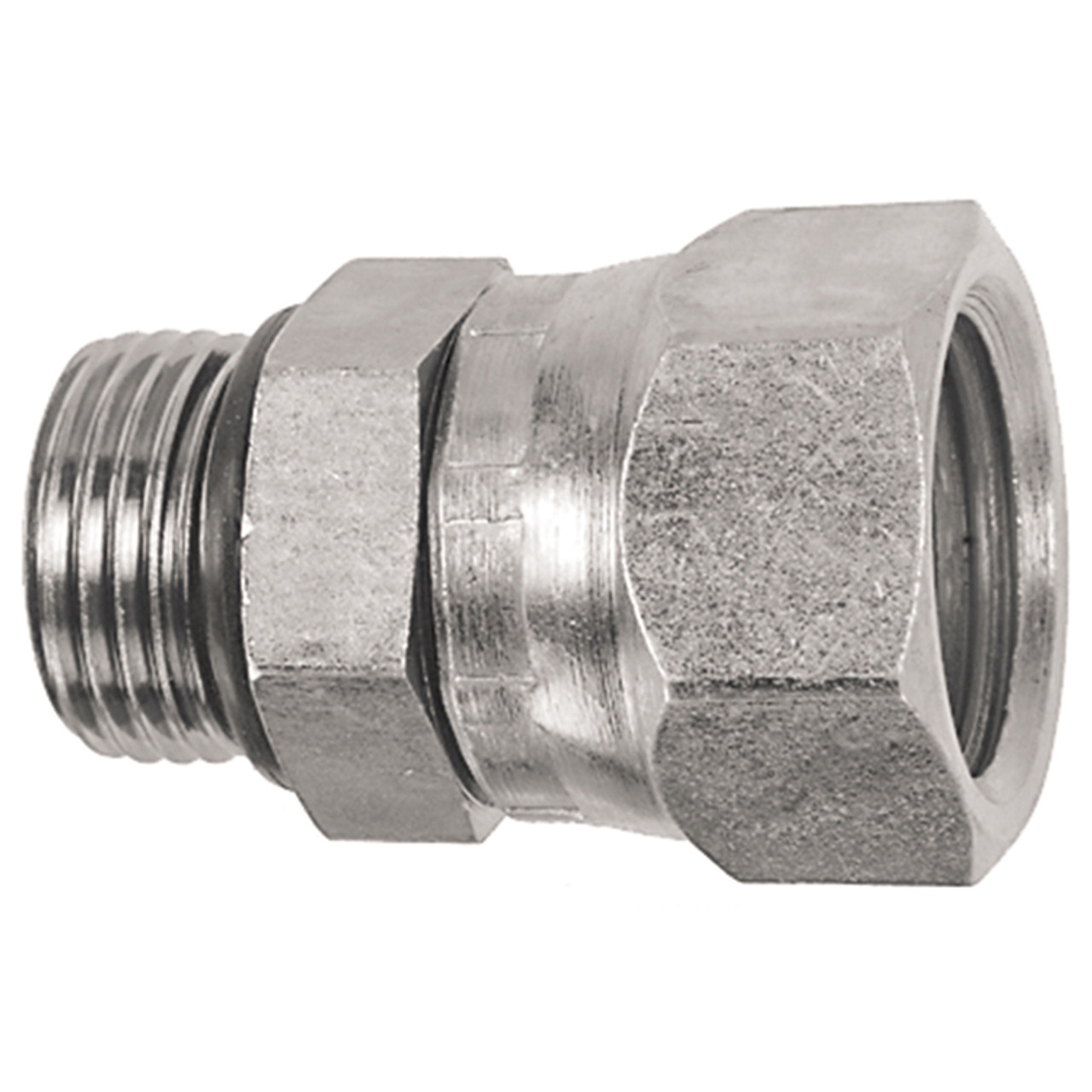 3/4"-16 x 1/2" Steel Male ORB - Female NPSM Restricted Orifice "Un-drilled"  0611-08-08-000