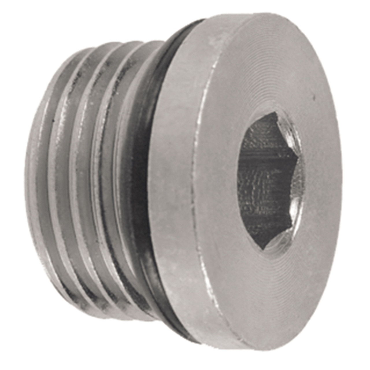 5/16"-24 Steel Male ORB Recessed Hex Plug  1100H-02