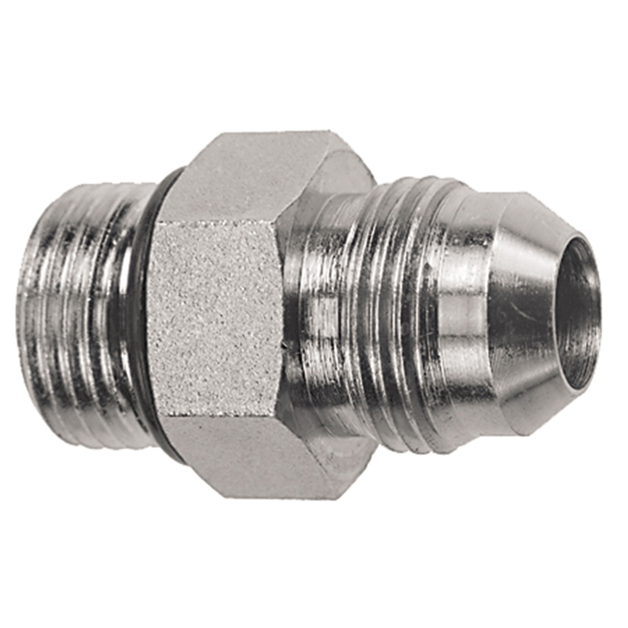 9/16"-18 x 1/2" Steel Male ORB - Male 37° JIC Connector  1115-06-08