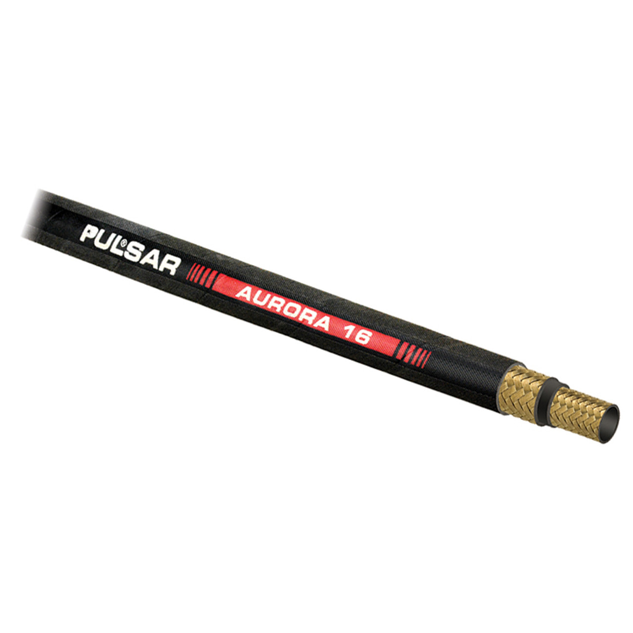 3/8" AURORA 16 5400 PSI 100R16/100R17 Two Wire Hydraulic Hose  114AC-06