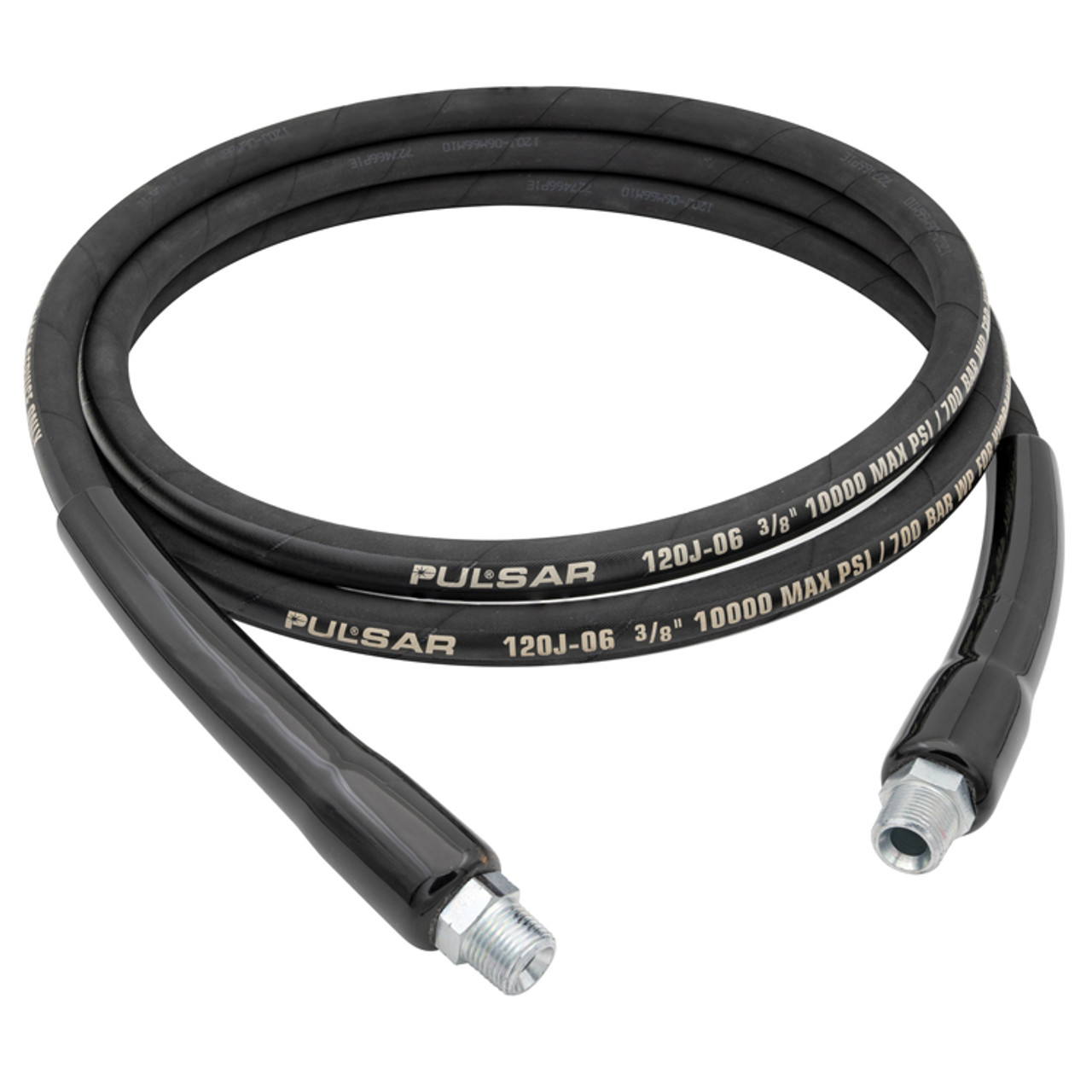 1/4 x 1/4" x 8'  10000 PSI Jack Hose Assembly  120J-04M44M8