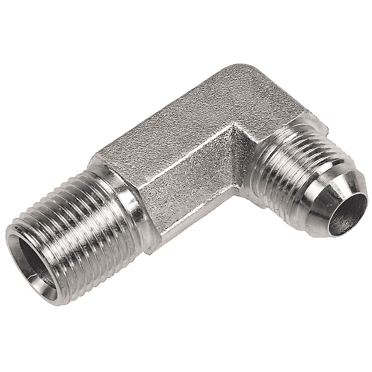 1/2 x 5/8" Steel Male NPT - Male 37° JIC 90° Long Drop Elbow  1596L-08-10