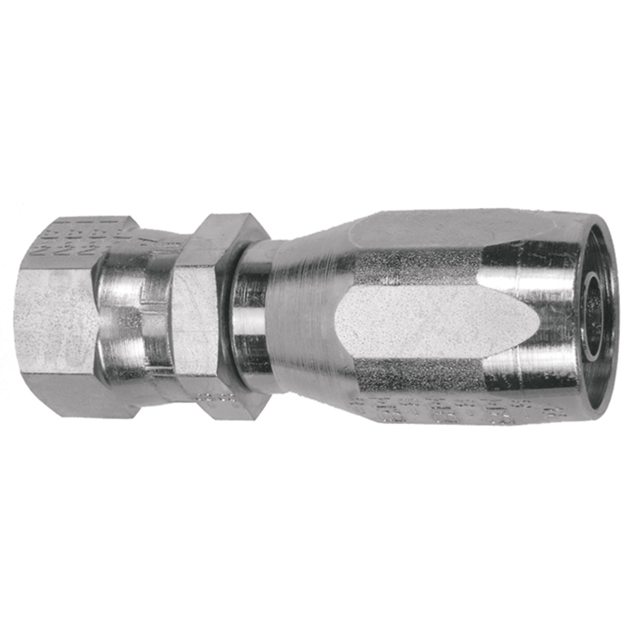1-3/8 x 1-1/2" Pulsar 3500 Series Reusable Hose End - Female 37° JIC Swivel  3505-24-24