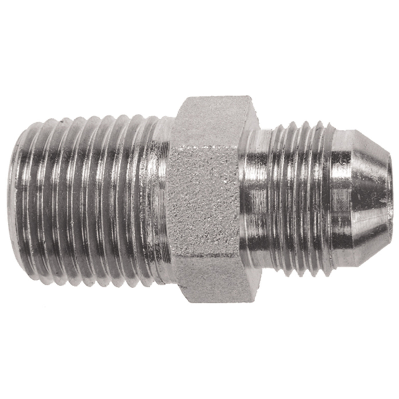 1/8 x 1/4" Steel Male BSPT - Male JIC Connector   38015-02-04