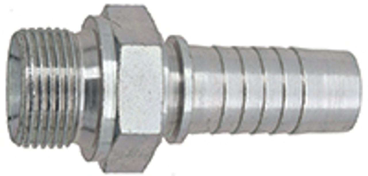 1-1/4 x 1-1/4" Pulsar 5000 Series Hose Crimp - Male BSPP  50036-20-20