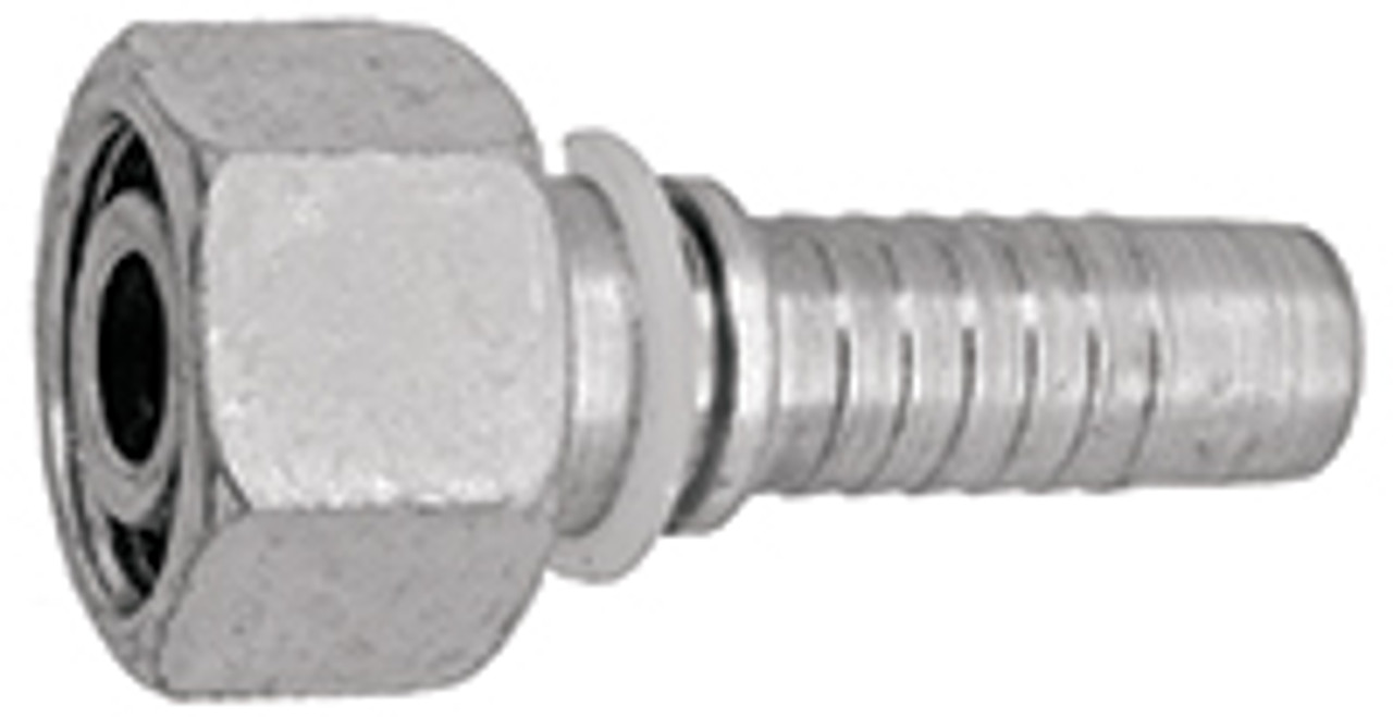 3/8 x M22-1.5 Pulsar 5000 Series Hose Barb - Female Metric Swivel  50063S-14-06
