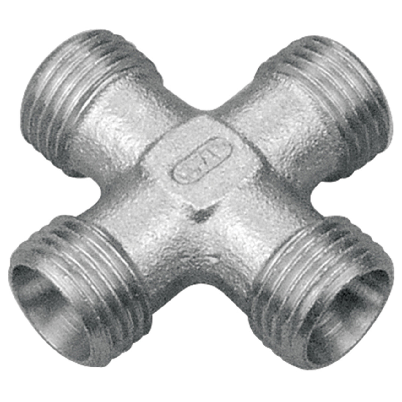 M14-1.5 Steel Male Metric Cross   73X73S-06-06