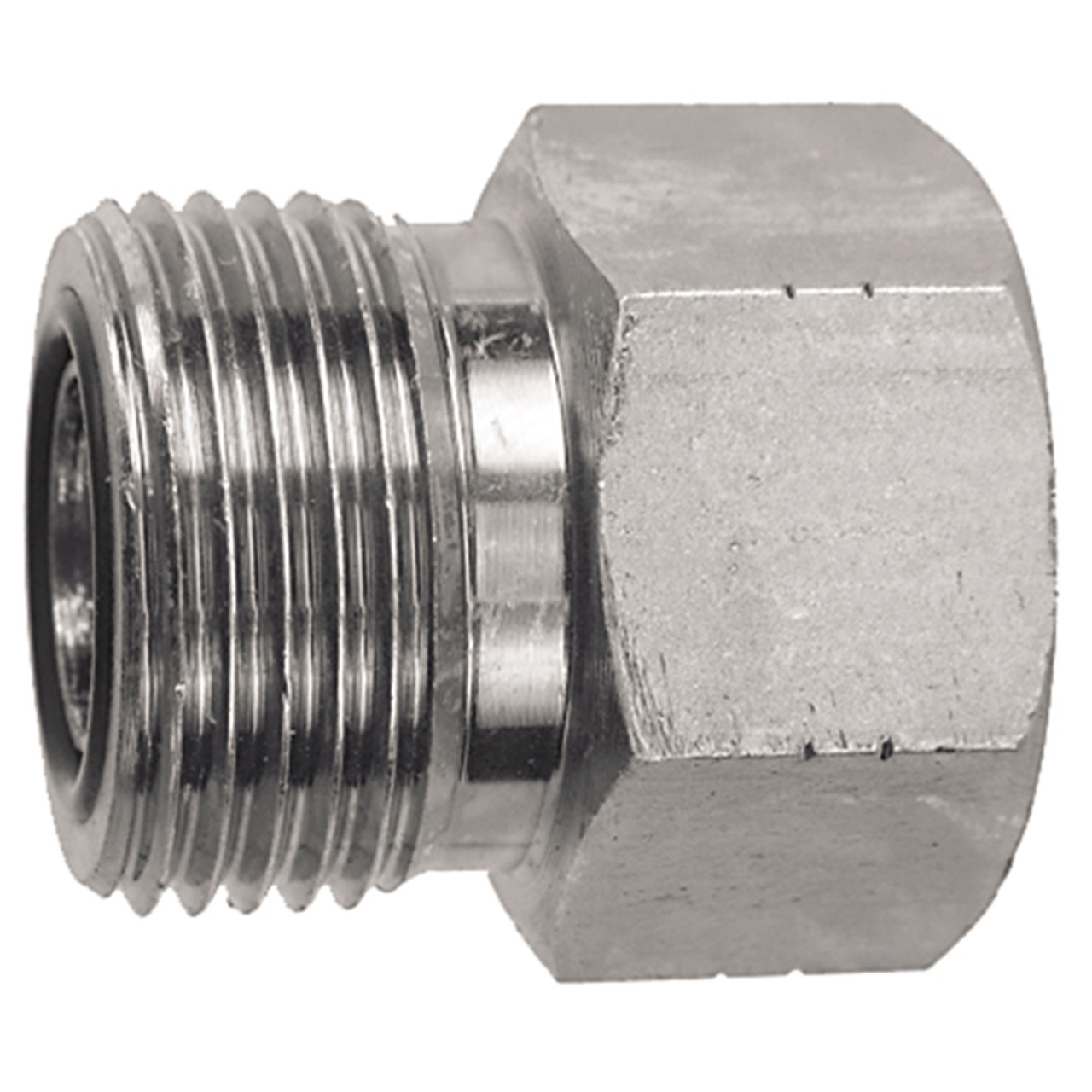 13/16"-16 x 11/16"-16 Steel Male ORFS - Female ORFS Connector  83093-08-06
