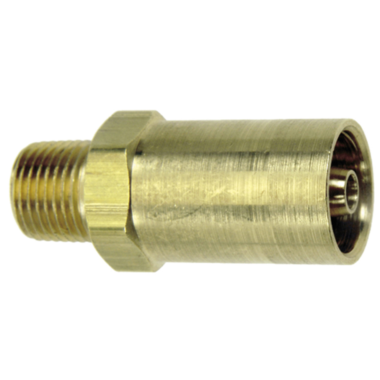 3/16 x 1/8" Pulsar Brass 9000 Series Hose Crimp - Male NPT  9016SB-02-03