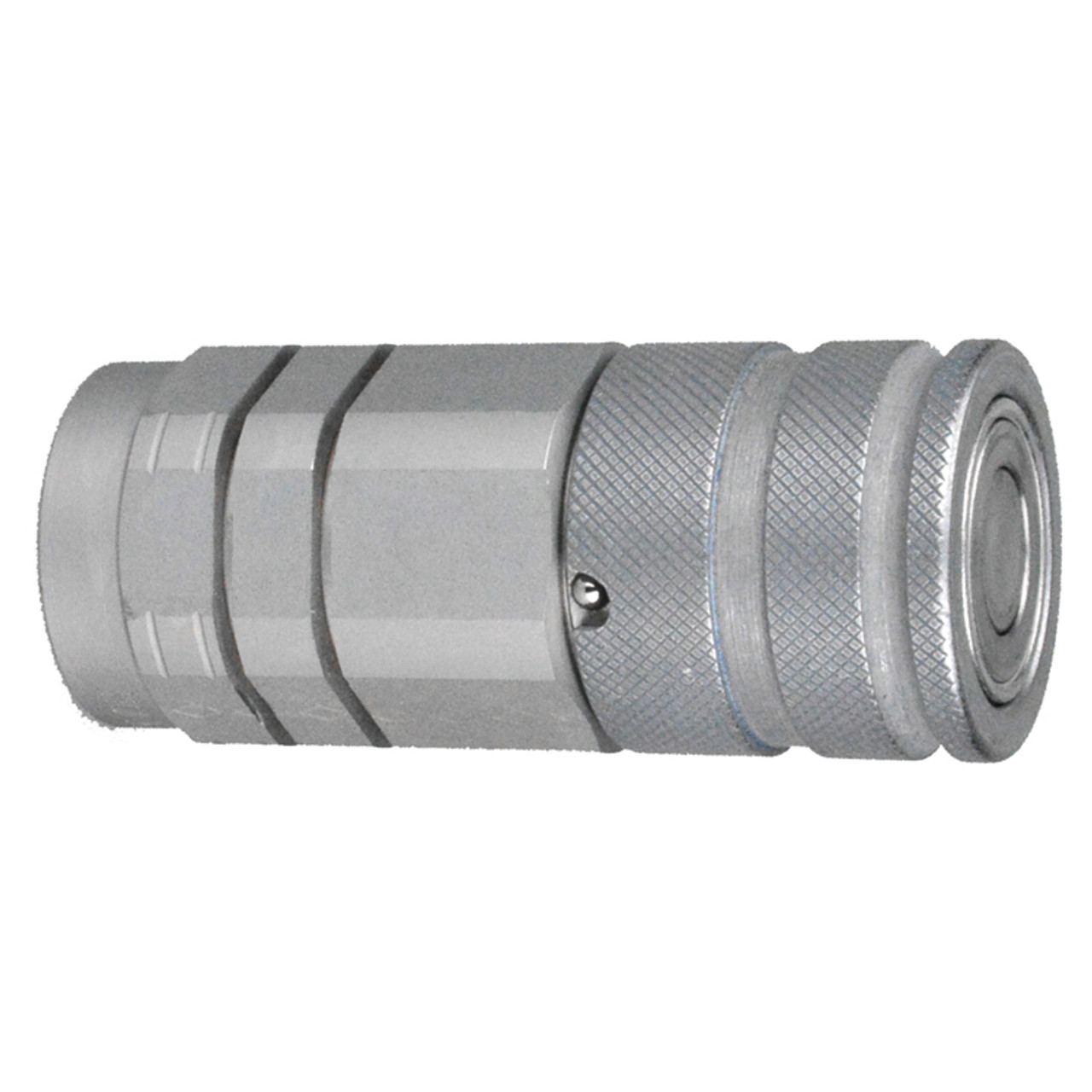 1/4 x 1/4" Steel "Bobcat" Flush Face Coupler - Female NPT  C701-04-04