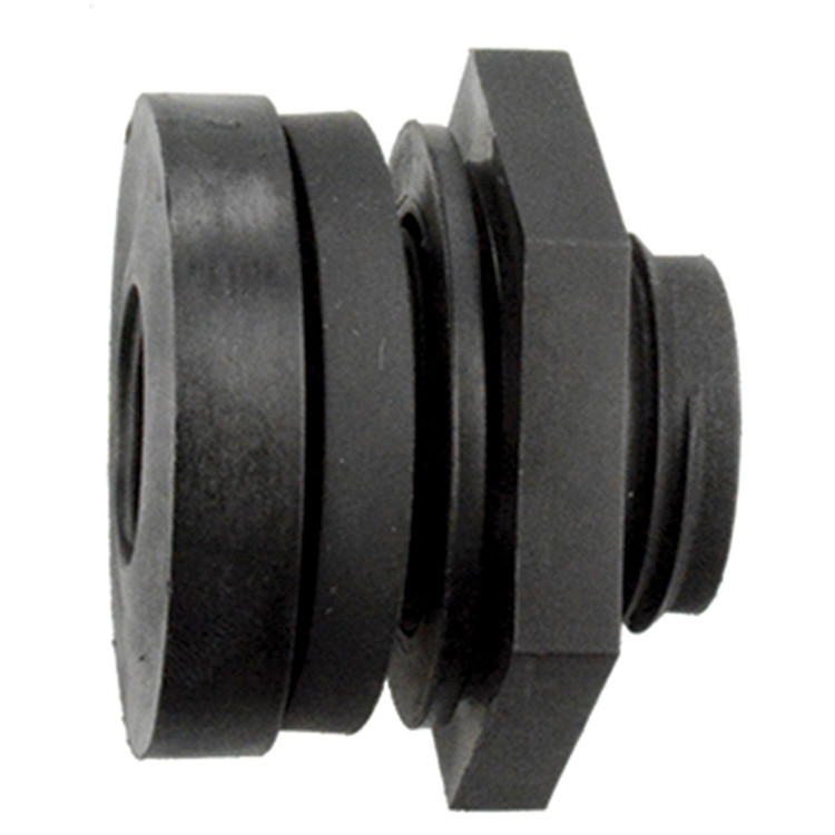 2" Polypropylene Bulkhead Coupling w/ EPDM Seal  G0808PBH-200-200