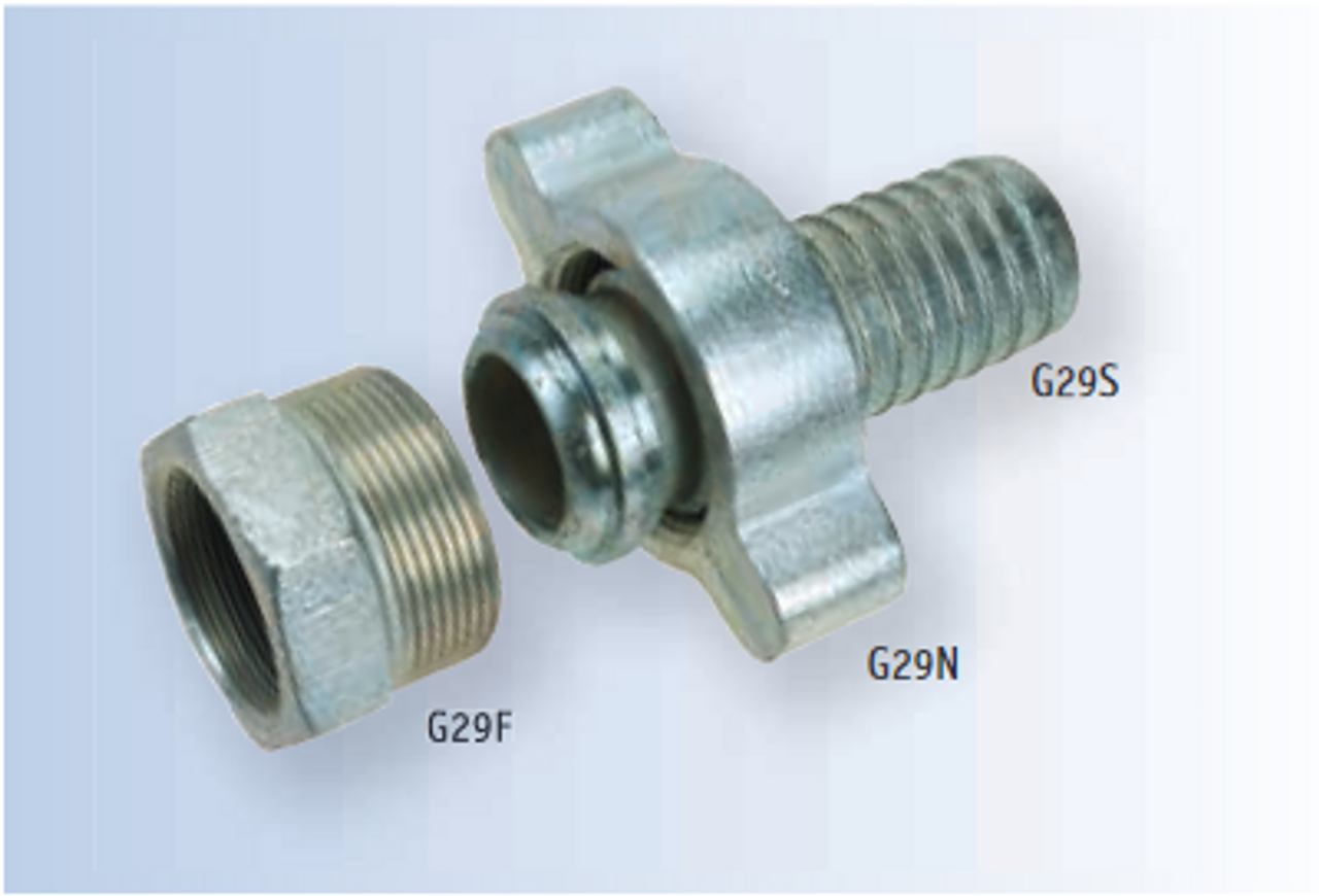 1/2" Ground Joint Male Spud  G29M-050