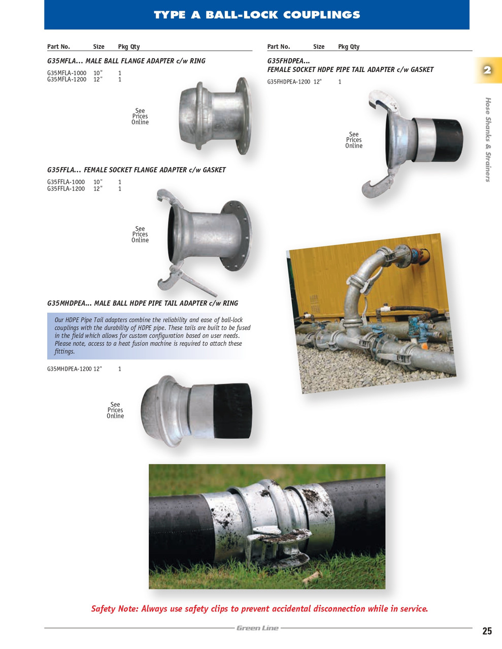 10" Type A Female Socket - Flange  G35FFLA-1000