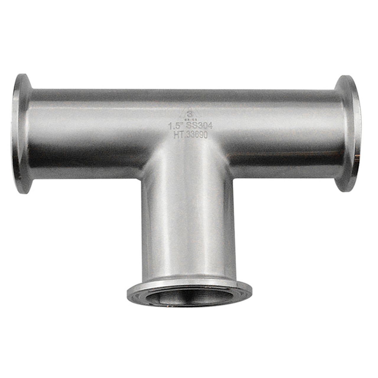 2" Sanitary Clamp Tee  G53T-200-200
