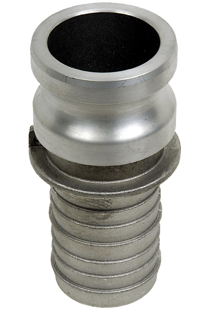 2" Aluminum Type E Male Camlock - Hose Barb  G65E-200
