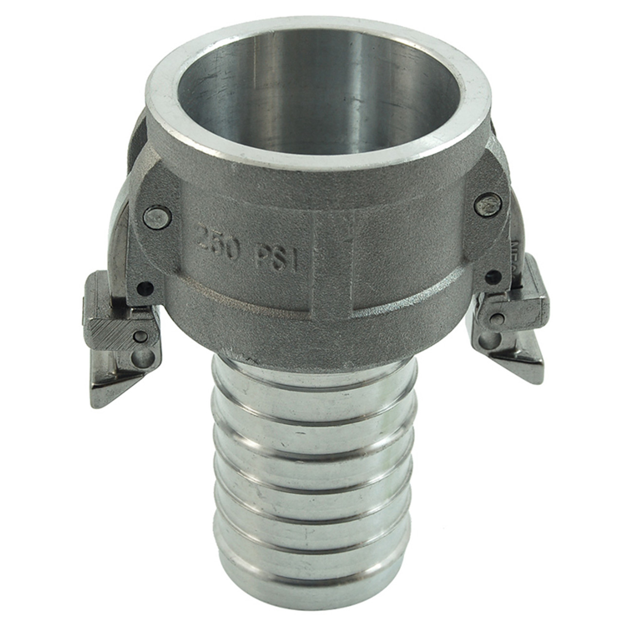 2" Aluminum Type LC Locking Arm Female Camlock - Hose Barb  G65LC-200