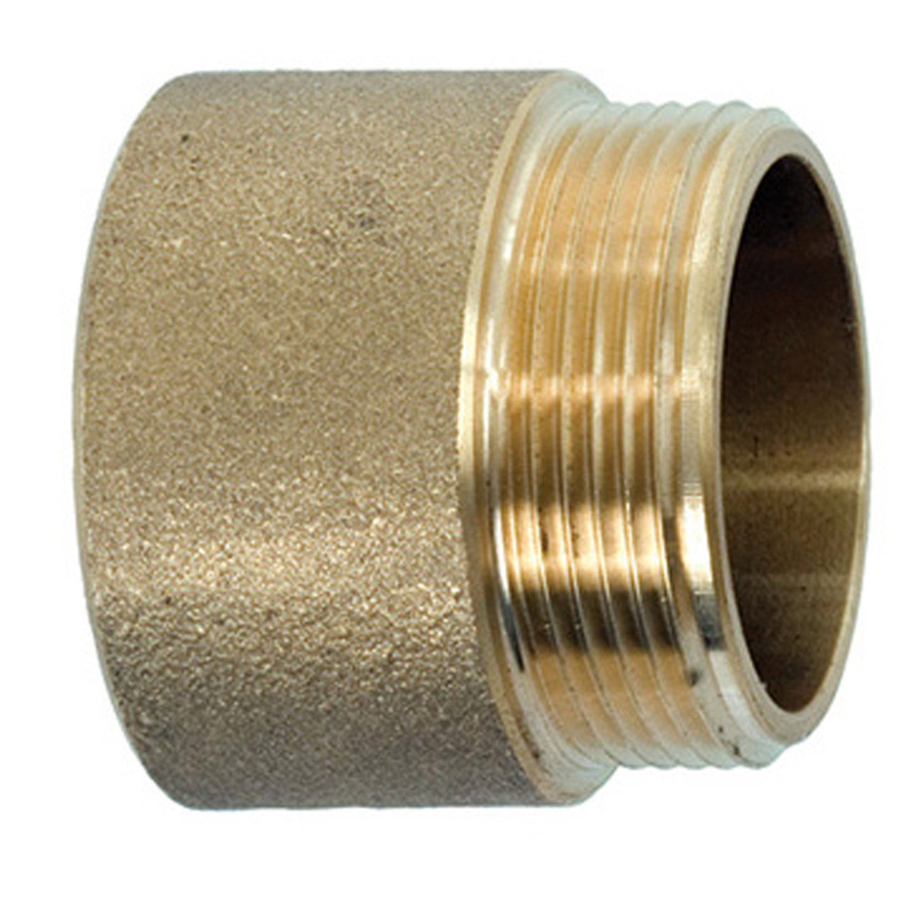 1-1/2 x 1-3/4" Brass Fire Hose Coupling - Male NPSH  G80BM-150-175