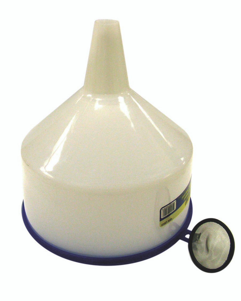 Plastic Funnel w/Filter & Anti-Splash Rim 5" Diameter  13015