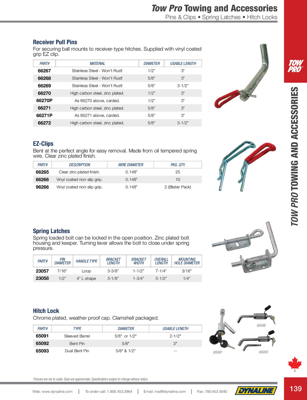 Spring Latch - L Handle  23058