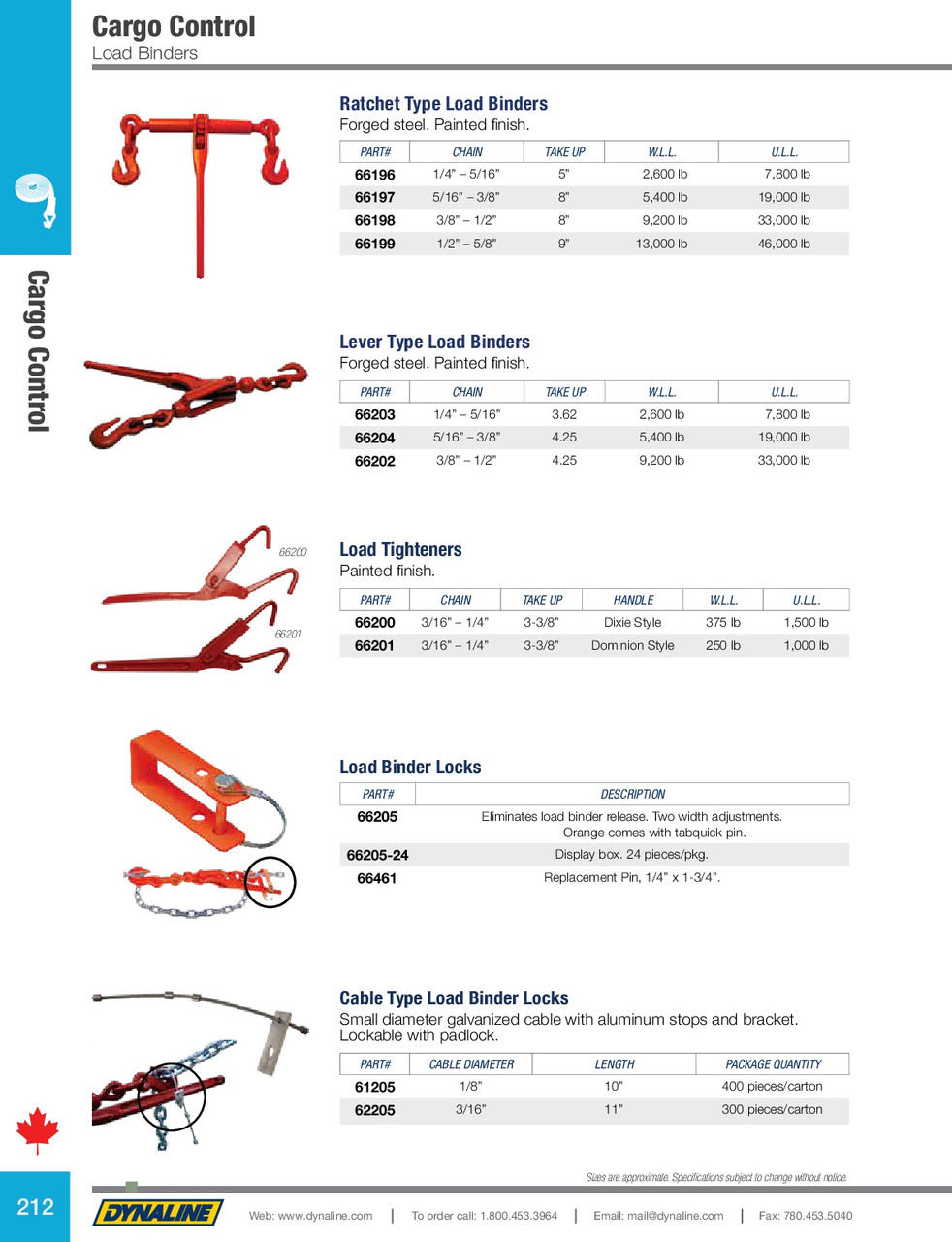 Ratcheting Load Binder 1/2 ~ 5/8"  66199