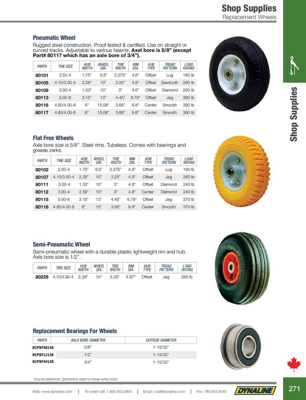 10" - 4.10/3.50 R4 General Purpose Semi Pneumatic Wheel  80229