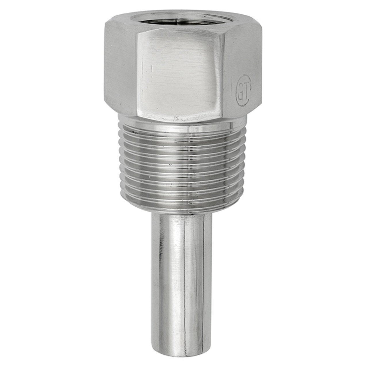 1/2 x 2-1/2" Stainless Steel 316 Thermowell  TG-TW-2.5