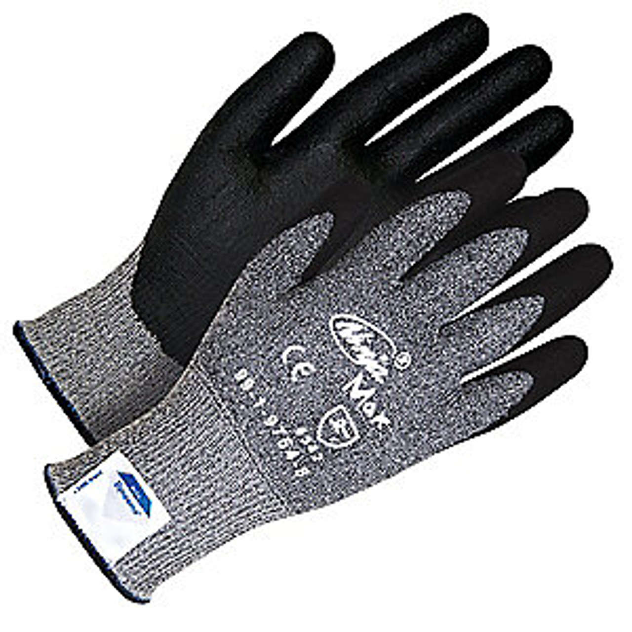 Ninja® Max+ Bi-Polymer Coated Dyneema® Cut-Rez Glove Grey/Black  99-1-9754