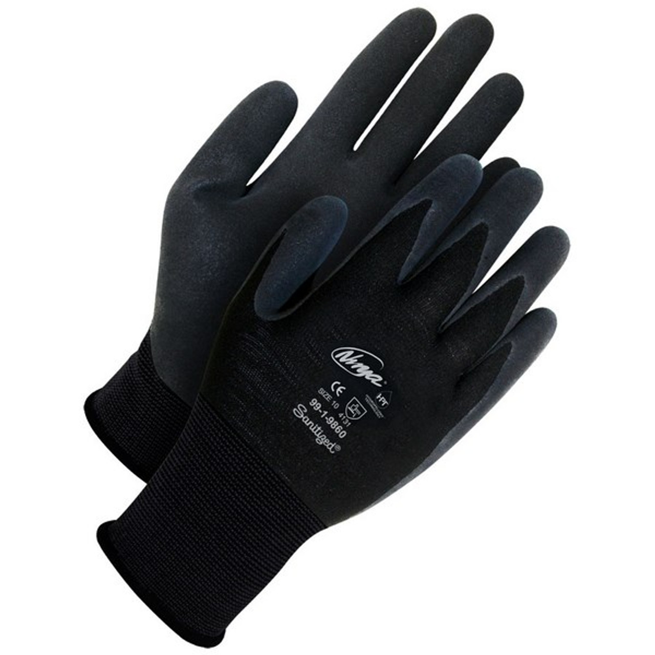 Ninja® HPT® Coated Nylon Knit Glove Black  99-1-9860