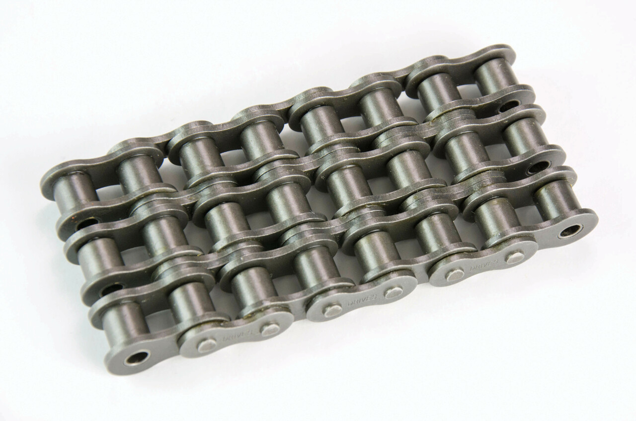 Riveted Roller Chain - Three Row - 10' Box  DRV-100-3R-10FT