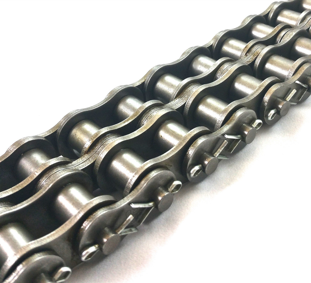 Heavy Riveted Roller Chain - Two Row - 10' Box  DRV-120H-2R-10FT
