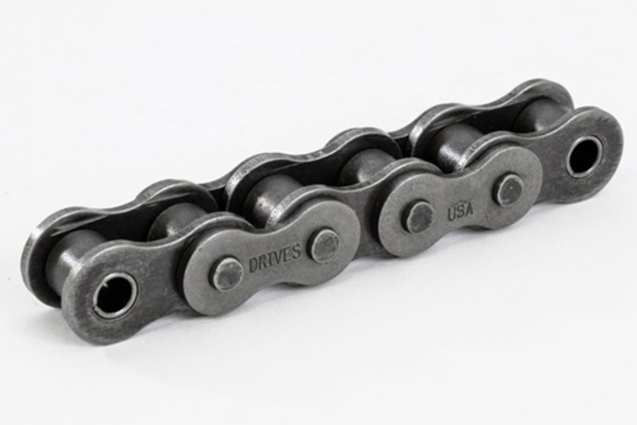 Heavy Riveted Roller Chain w/Hardened Pins - 10' Box  DRV-140HZ-1R-10FT
