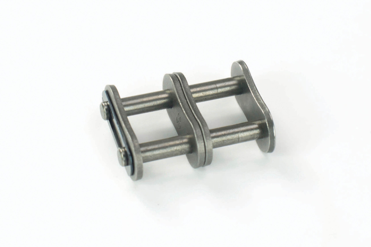 Riveted Roller Chain Spring Clip Connector Link - Two Row  DRV-60-2 SC CO LINK