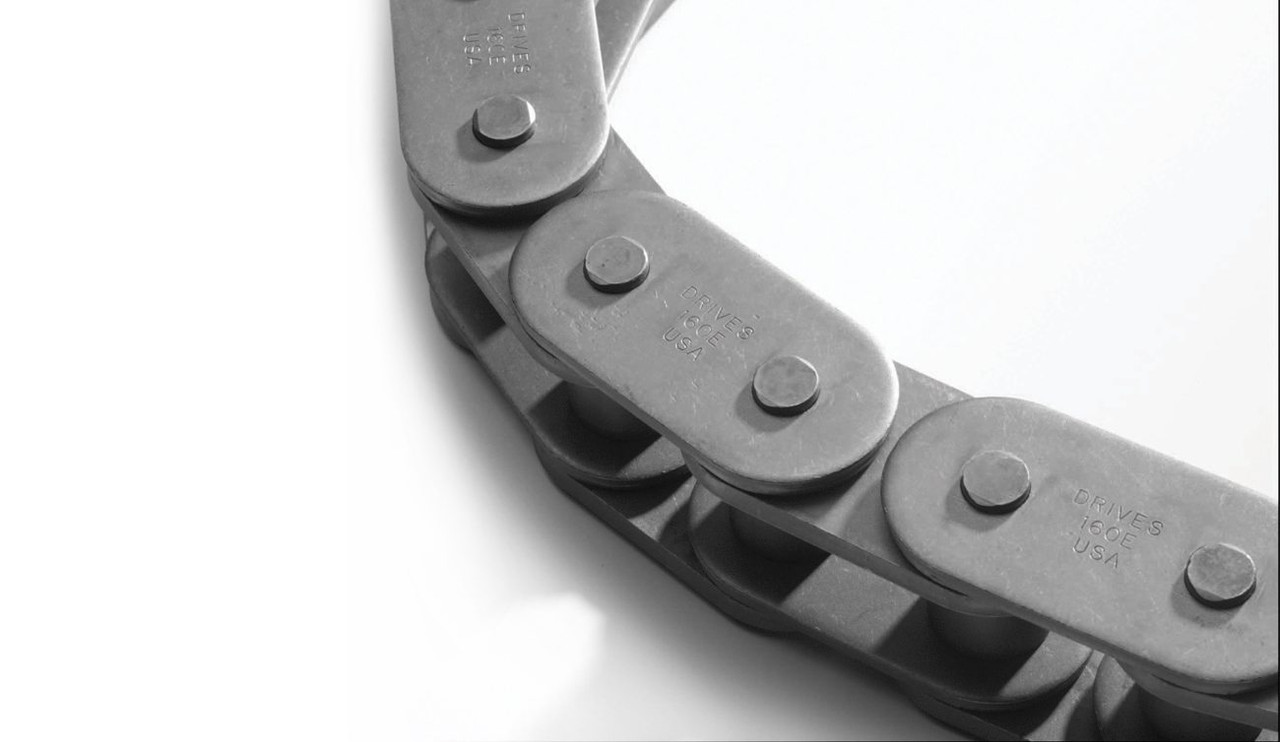 Straight Link Plate Roller Chain - 50' Reel  DRV-C60-1R-50FT