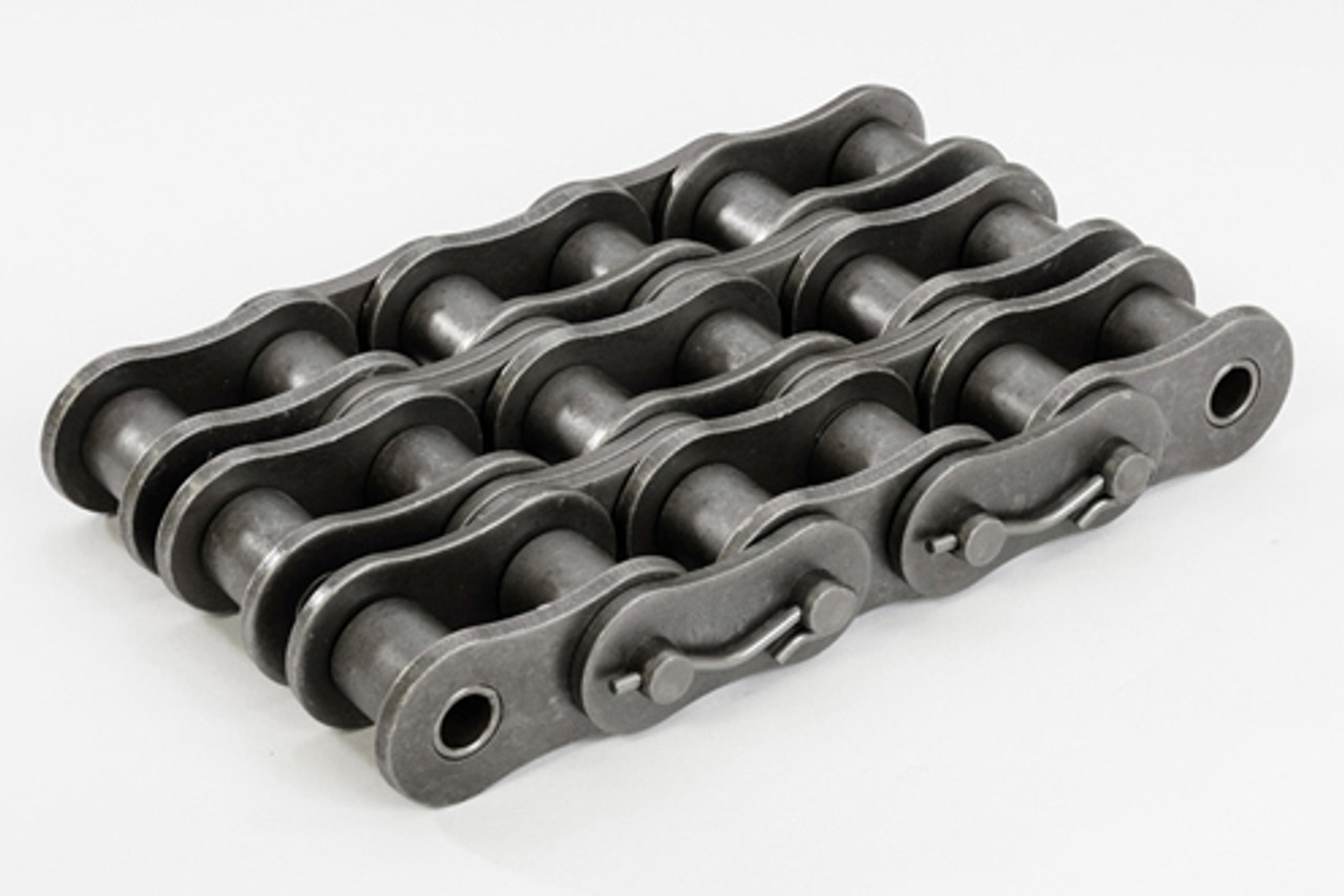 API Oil Field Heavy Cottered Roller Chain w/Hardened Pins - Three Row - 10' Box  API-140HZ-3C-10FT