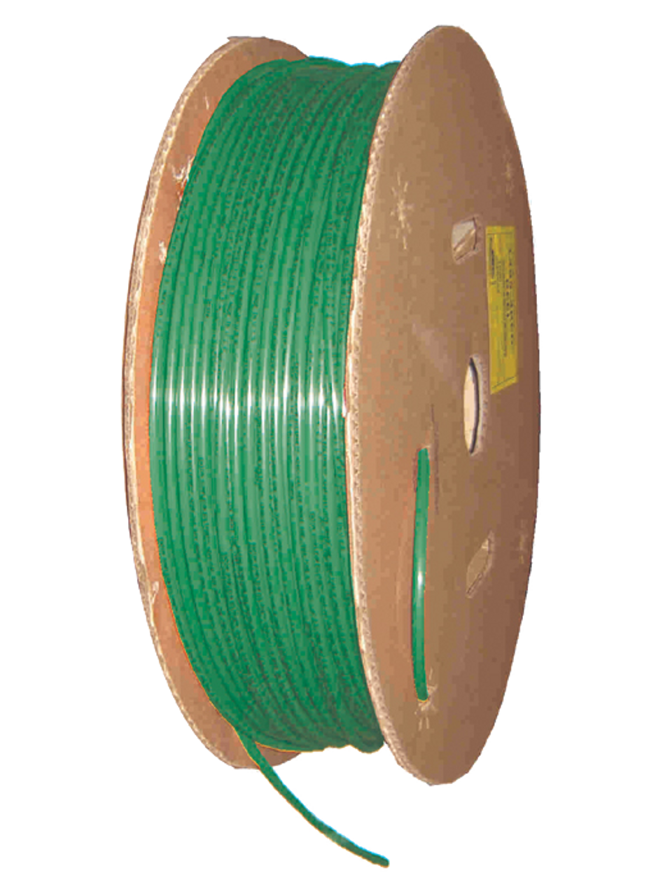 5/8" x 100' Polyester Reinforced Green Nylon DOT Type 3B Tube  1485-10GRN-100
