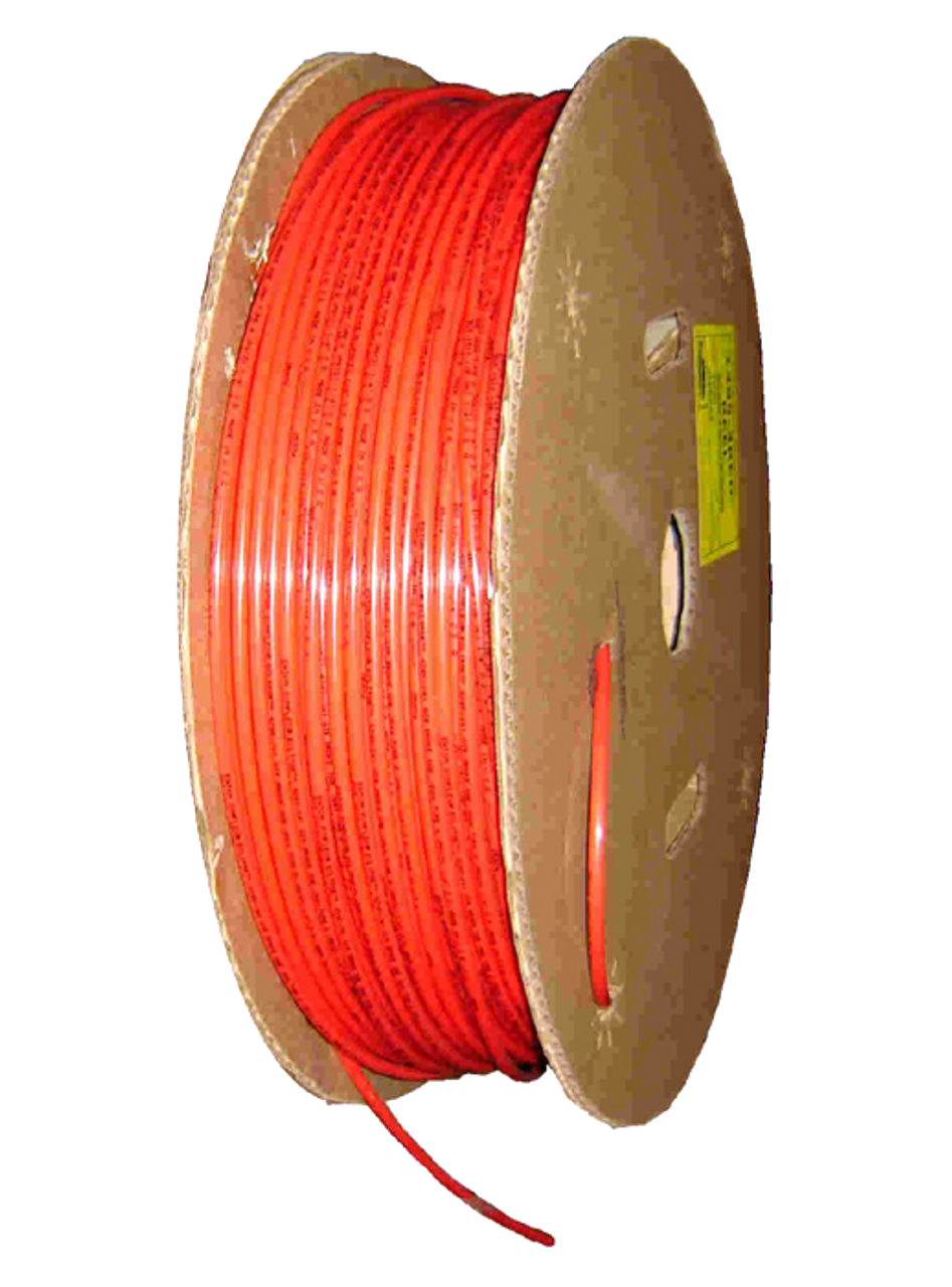 1/2" x 500' Polyester Reinforced Red Nylon DOT Type 3B Tube  1485-8RED-REEL