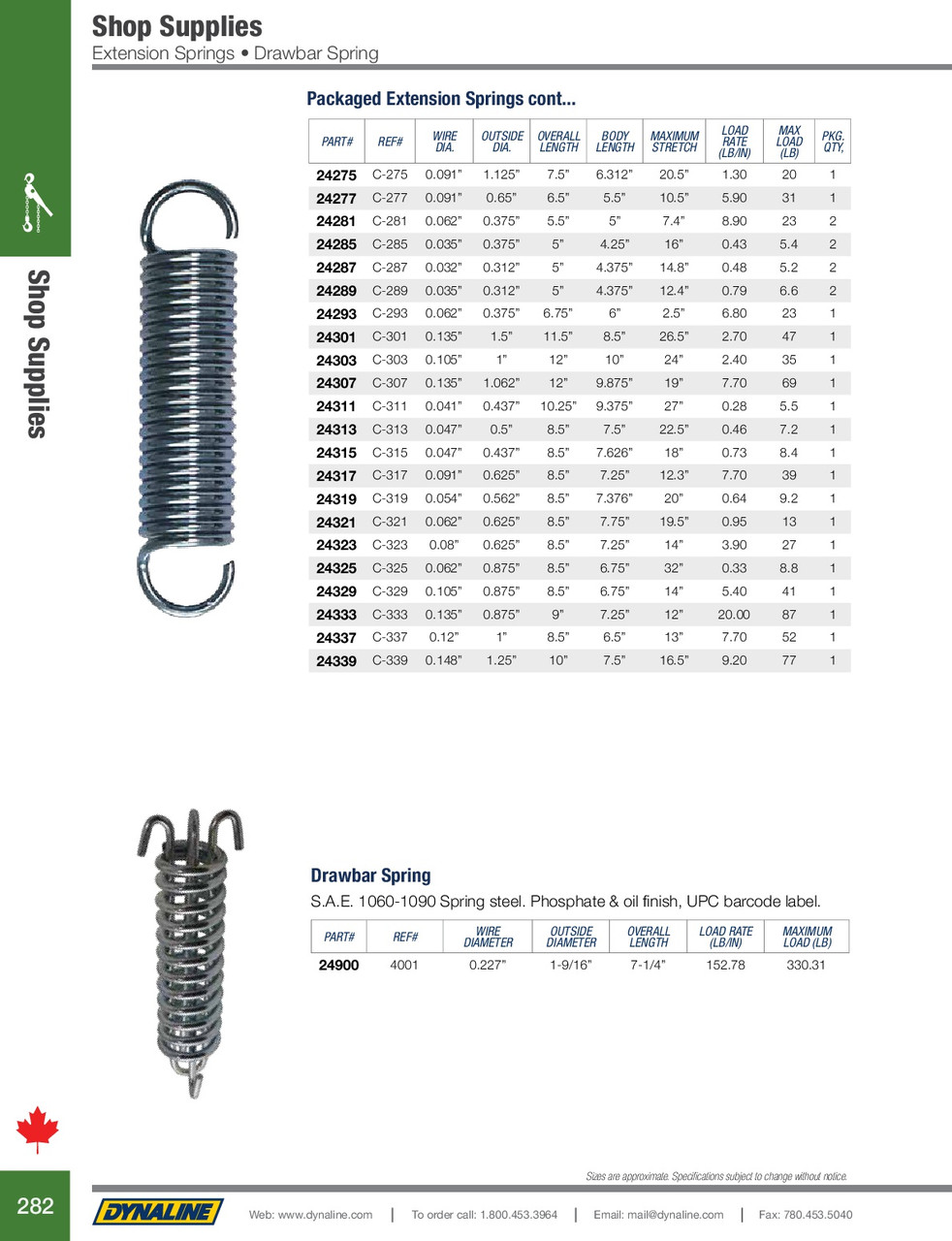 Extension Spring - Retail (2/pk)  24289